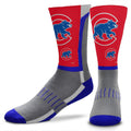 Chicago Cubs For Bare Feet MLB Zoom V-Curve Socks product image 1, provided for visual reference and product detail review