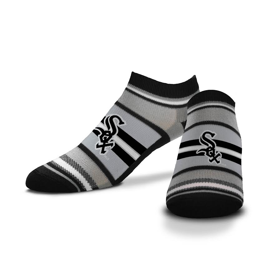 Chicago White Sox For Bare Feet MLB Marquis Addition Streak Socks product image 1, provided for visual reference and product