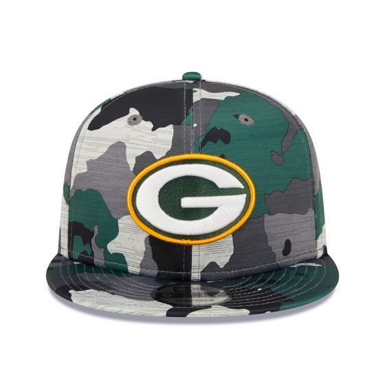 Green Bay Packers New Era Camo 2022 NFL Training Camp Official 9FIFTY Snapback Adjustable Hat for Men product image 2,