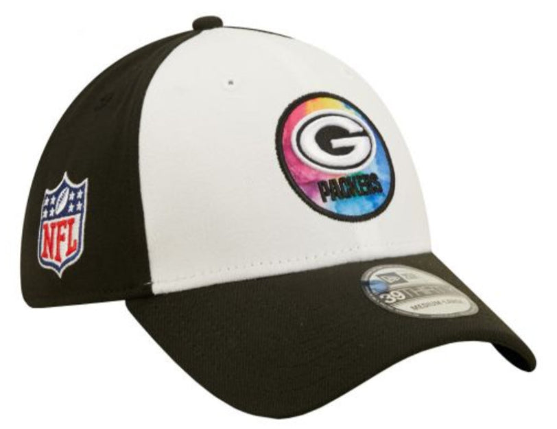 Green Bay Packers New Era Crucial Catch 2022 NFL Coaches Sideline White/Black 39THIRTY Flex Hat for Men product image 1,