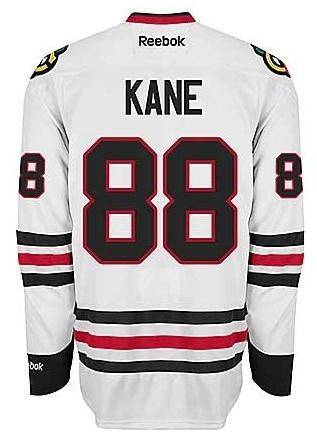 Mens Chicago Blackhawks Patrick Kane Edge 2 Authentic Road Jersey by Reebok product image 1, provided for visual reference
