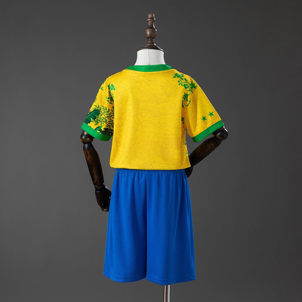 Kids Brazil Jersey 2026 World Cup Special Football Kit product image 2