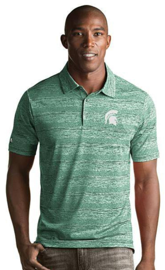 NCAA Michigan State Spartans Formation Polo Shirt By Antigua for Men product image 1, provided for visual reference and