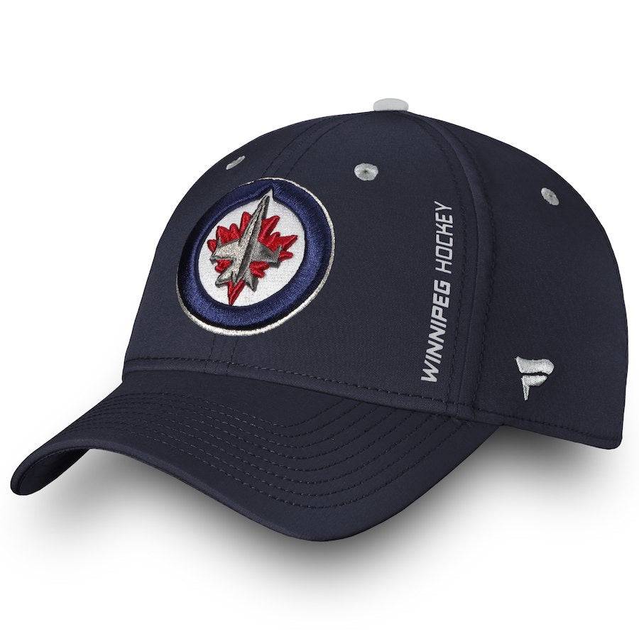 Winnipeg Jets Fanatics Branded Navy Authentic Pro Rinkside Speed Flex Hat for Men product image 1, provided for visual