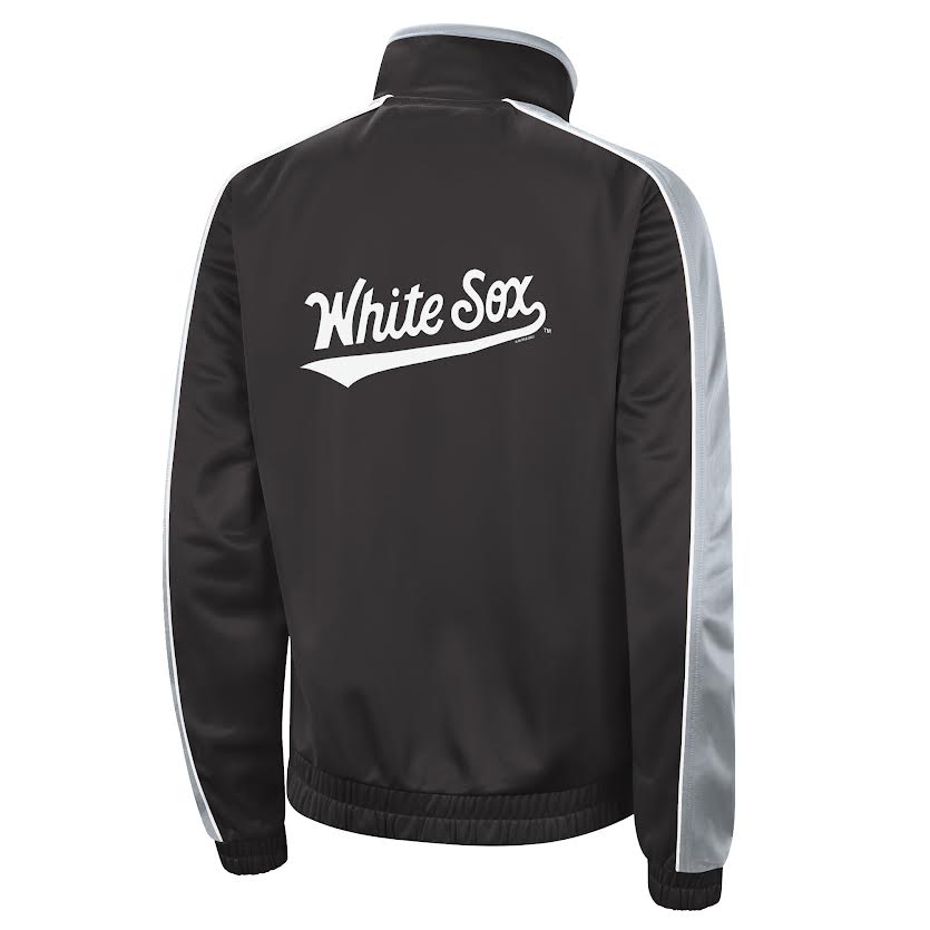 Chicago White Sox G3 Black Full Zip Track Jacket for Women product image 2, provided for visual reference and product detail