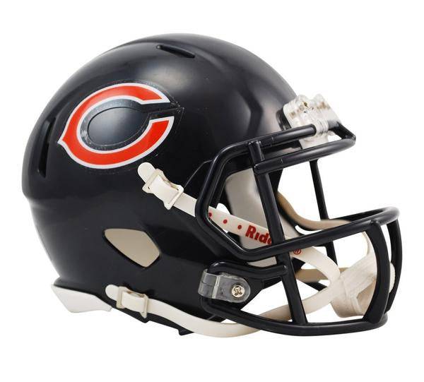 Chicago Bears Speed Mini Helmet product image 1, provided for visual reference and product detail review