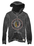 Women’s Chicago Blackhawks Long Sleeve Burnout Zip Hoodie product image 1, provided for visual reference and product detail