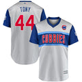 Chicago Cubs Anthony Rizzo "Tony" Majestic Gray 2019 MLB Little League Classic Replica Player Jersey for Men product image