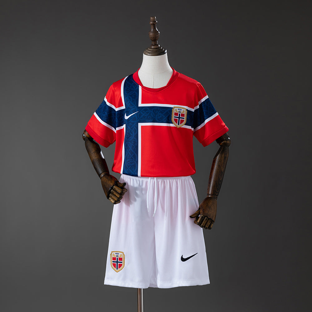 Kids Norway Home Jersey 2026 World Cup Football Kit Soccer product image 1