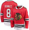 NHL Chicago Blackhawks Nick Schmaltz Home Youth Jersey product image 1, provided for visual reference and product detail