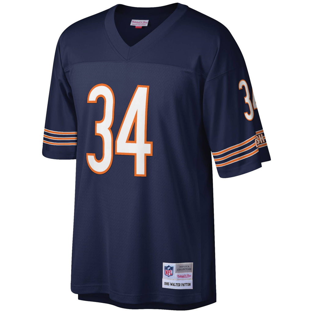 Mitchell & Ness Walter Payton Navy Chicago Bears 1985 Legacy Replica Jersey for Men product image 2, provided for visual
