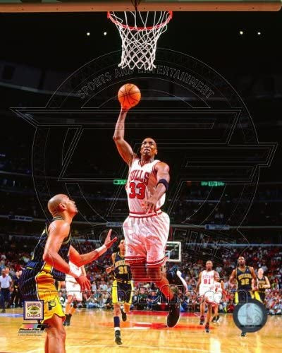 Scottie Pippen Chicago Bulls vs. Indiana Pacers NBA Action Photo (Size: 8" x 10") product image 1, provided for visual