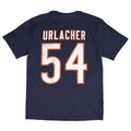 Mens Brian Urlacher Chicago Bears Navy Name And Number T-Shirt By Mitchell & Ness product image 1, provided for visual