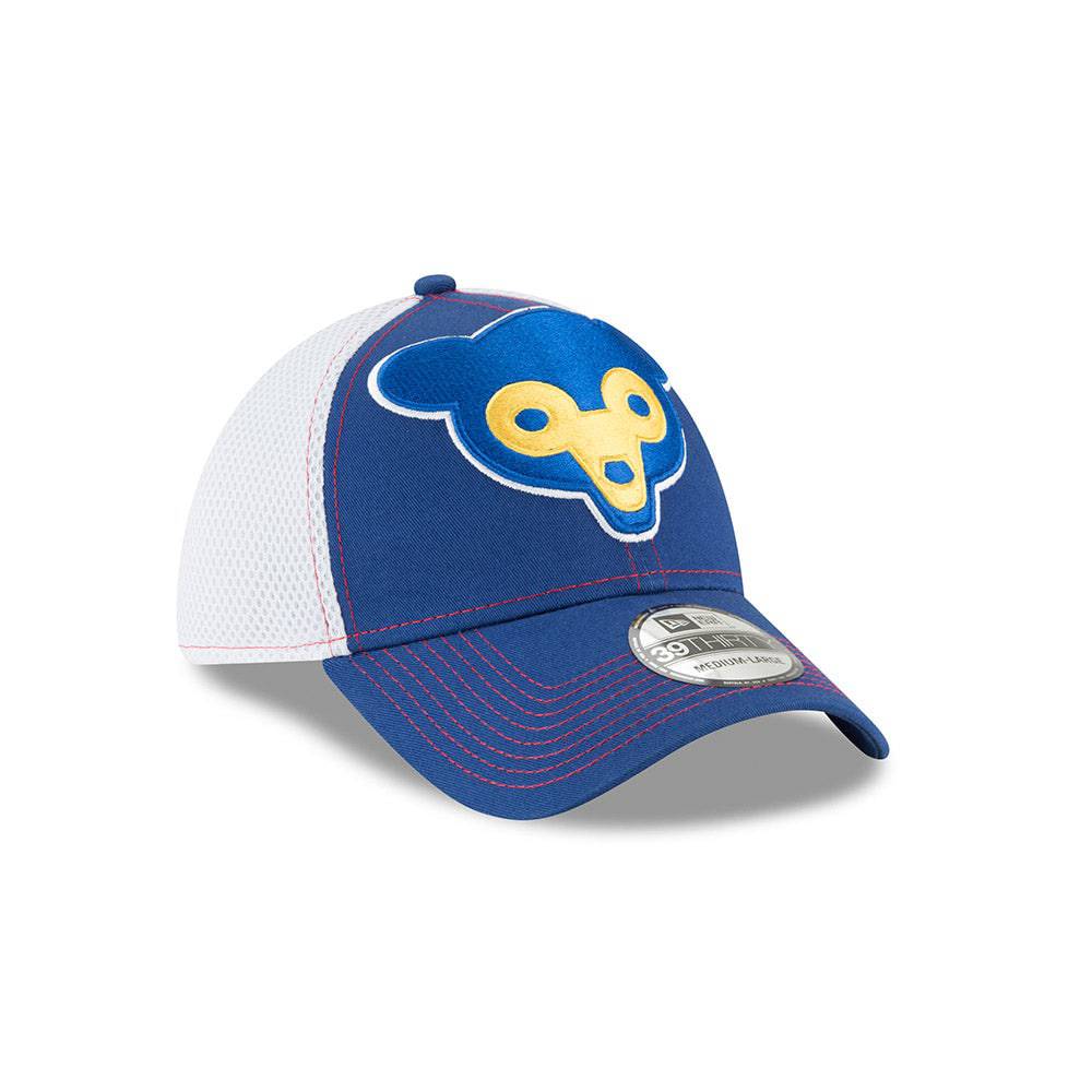 Mens Chicago Cubs Cooperstown Collection Mega Team Neo 39THIRTY Flex Fit hat By New Era product image 3, provided for visual