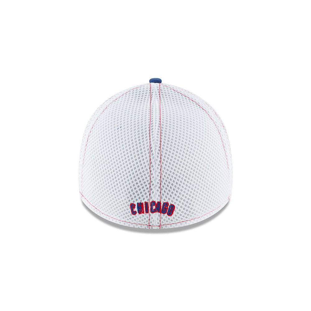 Mens Chicago Cubs Cooperstown Collection Mega Team Neo 39THIRTY Flex Fit hat By New Era product image 6, provided for visual