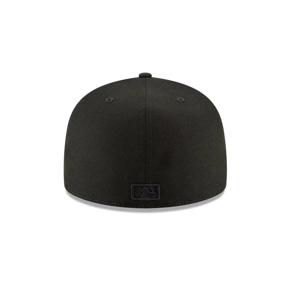 Mens Chicago White Sox New Era MLB Tonal Black on Black 59FIFTY Fitted Cap product image 5, provided for visual reference