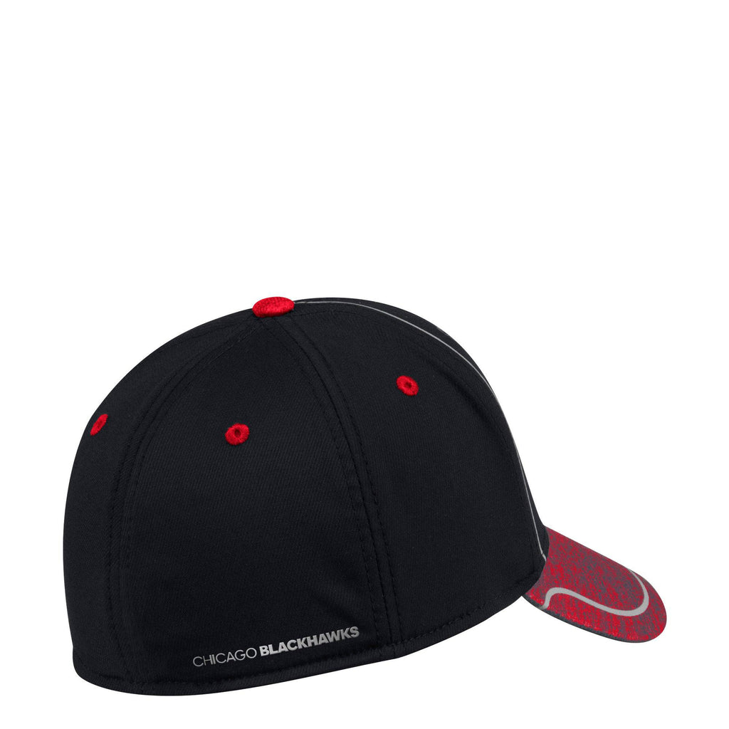 Men’s Chicago Blackhawks Authentic Collection Alpha Structured Flex Fit Hat By Adidas product image 2, provided for visual