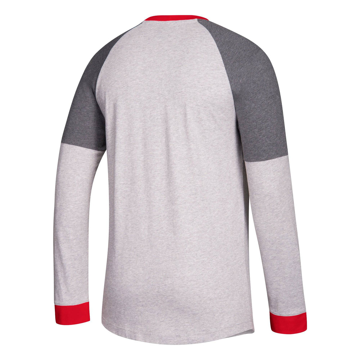 Mens Chicago Blackhawks 1961 Logo Long Sleeve Crew Neck T-Shirt By Adidas product image 2, provided for visual reference and