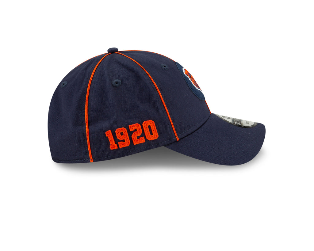 Chicago Bears 2019 Established Collection Sideline 1920 Home Bear Head Logo Navy 9TWENTY Adjustable Hat product image 4,