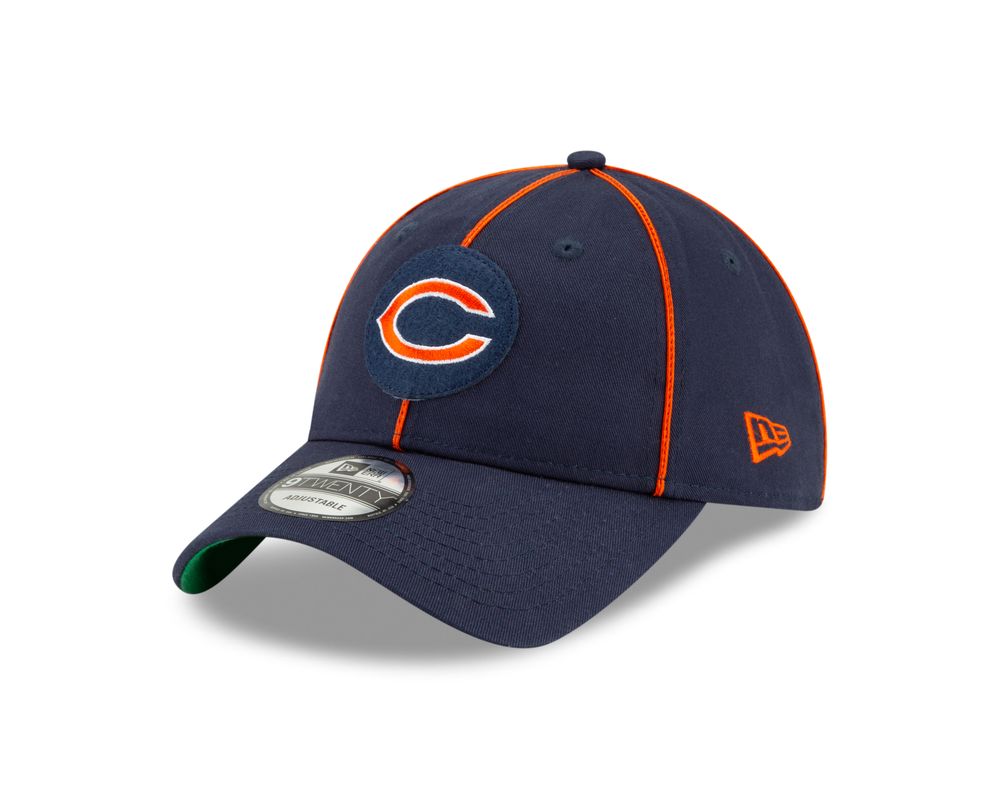 Chicago Bears 2019 Established Collection Sideline 1920 Home "C" Logo Navy 9TWENTY Adjustable Hat product image 3, provided