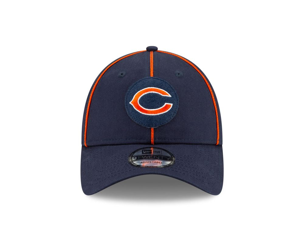 Chicago Bears 2019 Established Collection Sideline 1920 Home "C" Logo Navy 9TWENTY Adjustable Hat product image 2, provided