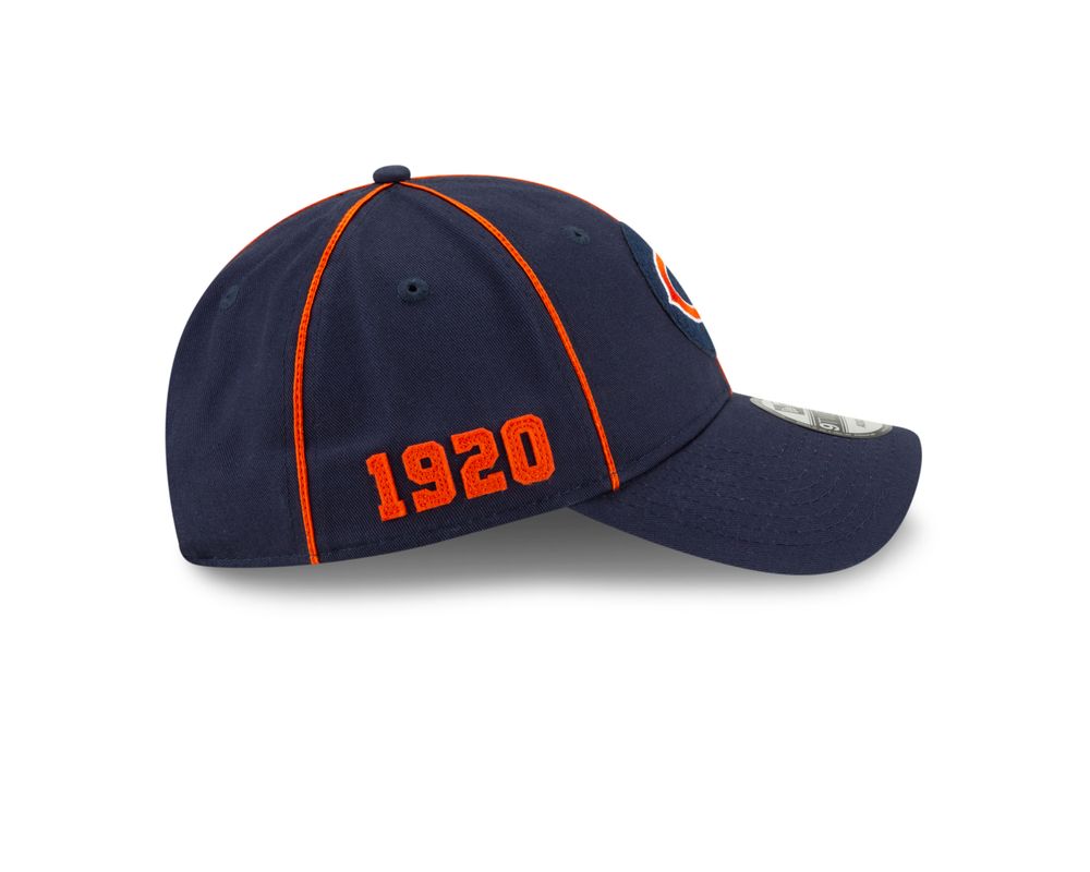 Chicago Bears 2019 Established Collection Sideline 1920 Home "C" Logo Navy 9TWENTY Adjustable Hat product image 4, provided