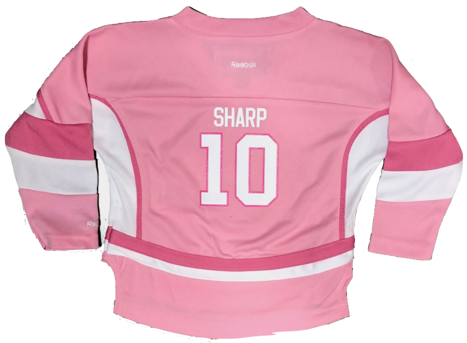 Chicago Blackhawks Patrick Sharp Child Size Pink Child Size Jersey product image 1, provided for visual reference and