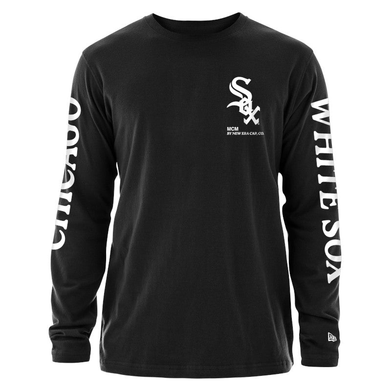 Chicago White Sox New Era Black MCM T-Shirt for Men product image 1, provided for visual reference and product detail review