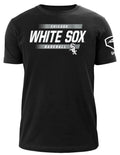 Chicago White Sox Baseball Clubhouse Black New Era T-Shirt for Men product image 1, provided for visual reference and
