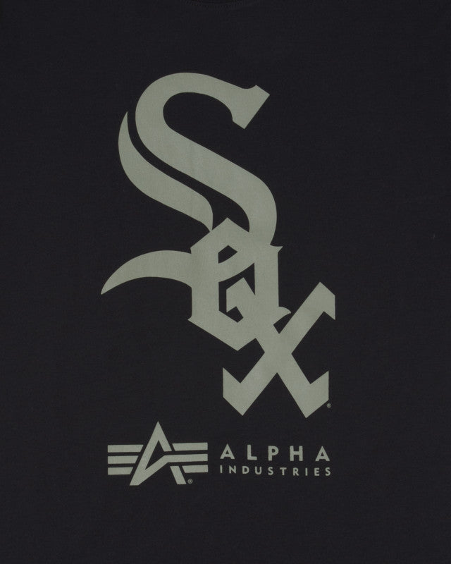 Mens Chicago White Sox New Era X Alpha Industries Black T-Shirt By New Era product image 3, provided for visual reference