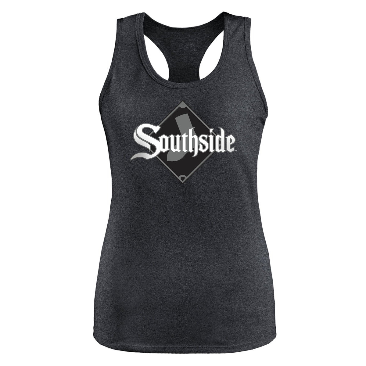 Chicago White Sox City Connect New Era Tri-Blend Tank Top - Black for Women product image 1, provided for visual reference