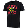 Mens Chicago Blackhawks Rinkside Black Hometown Collection Chi-Town Hockey T-Shirt product image 1, provided for visual