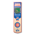 Chicago Cubs 8'' x 32'' 3D StadiumView Banner product image 1, provided for visual reference and product detail review