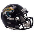 Jacksonville Jaguars Riddell Black Speed Mini Helmet product image 1, provided for visual reference and product detail review