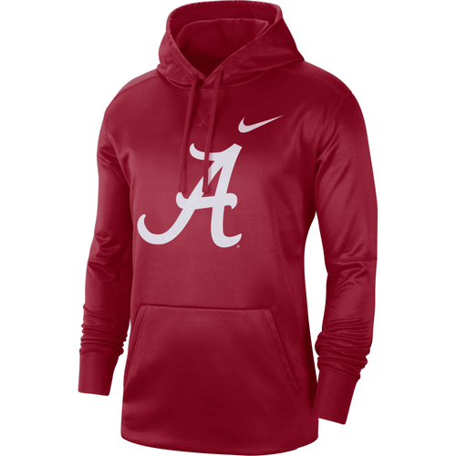 Alabama Crimson Tide Nike Circuit Logo Performance Pullover Hoodie product image 1, provided for visual reference and