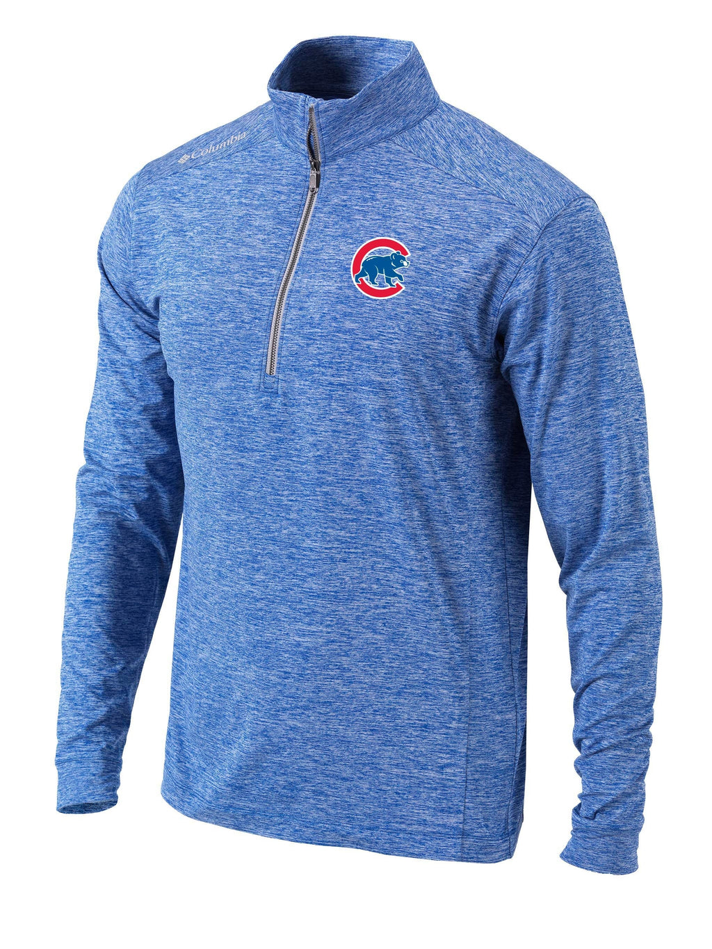 Chicago Cubs Columbia Omni-WICK Power Fade Pullover for Men product image 1, provided for visual reference and product