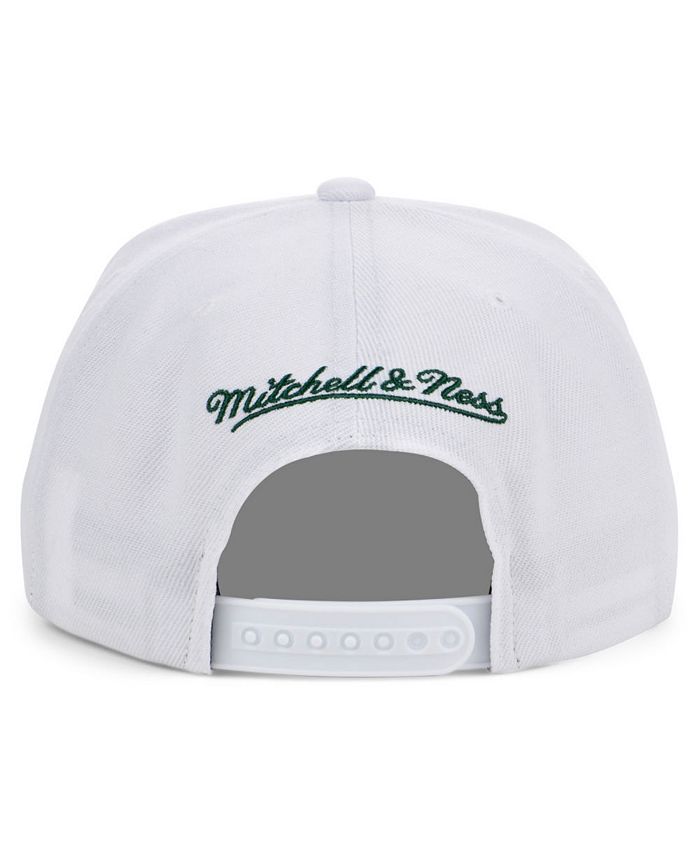 Mitchell & Ness Seattle SuperSonics Hardwood Classics White Adjustable Snapback Hat for Men product image 3, provided for