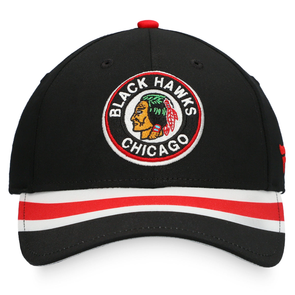 Chicago Blackhawks Fanatics Branded Black Special Edition Adjustable Hat for Men product image 2, provided for visual