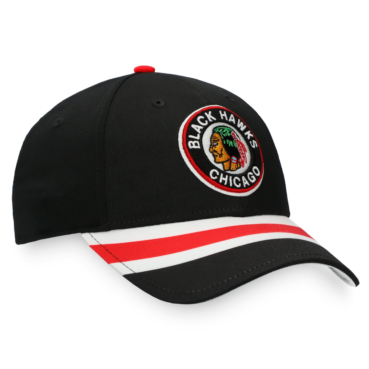 Chicago Blackhawks Fanatics Branded Black Special Edition Adjustable Hat for Men product image 1, provided for visual
