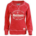 Women’s Chicago Blackhawks Crystal Crewneck Sweatshirt product image 1, provided for visual reference and product detail
