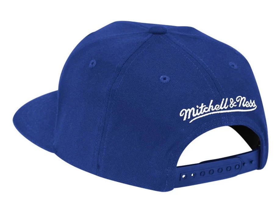 Detroit Pistons Hardwood Classics Mitchell & Ness Script Champ Year Trophy Royal Snapback Hat for Men product image 3,