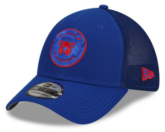 Chicago Cubs New Era Royal Blue Batting Practice 39THIRTY Flex-Fit Hat for Men product image 1, provided for visual