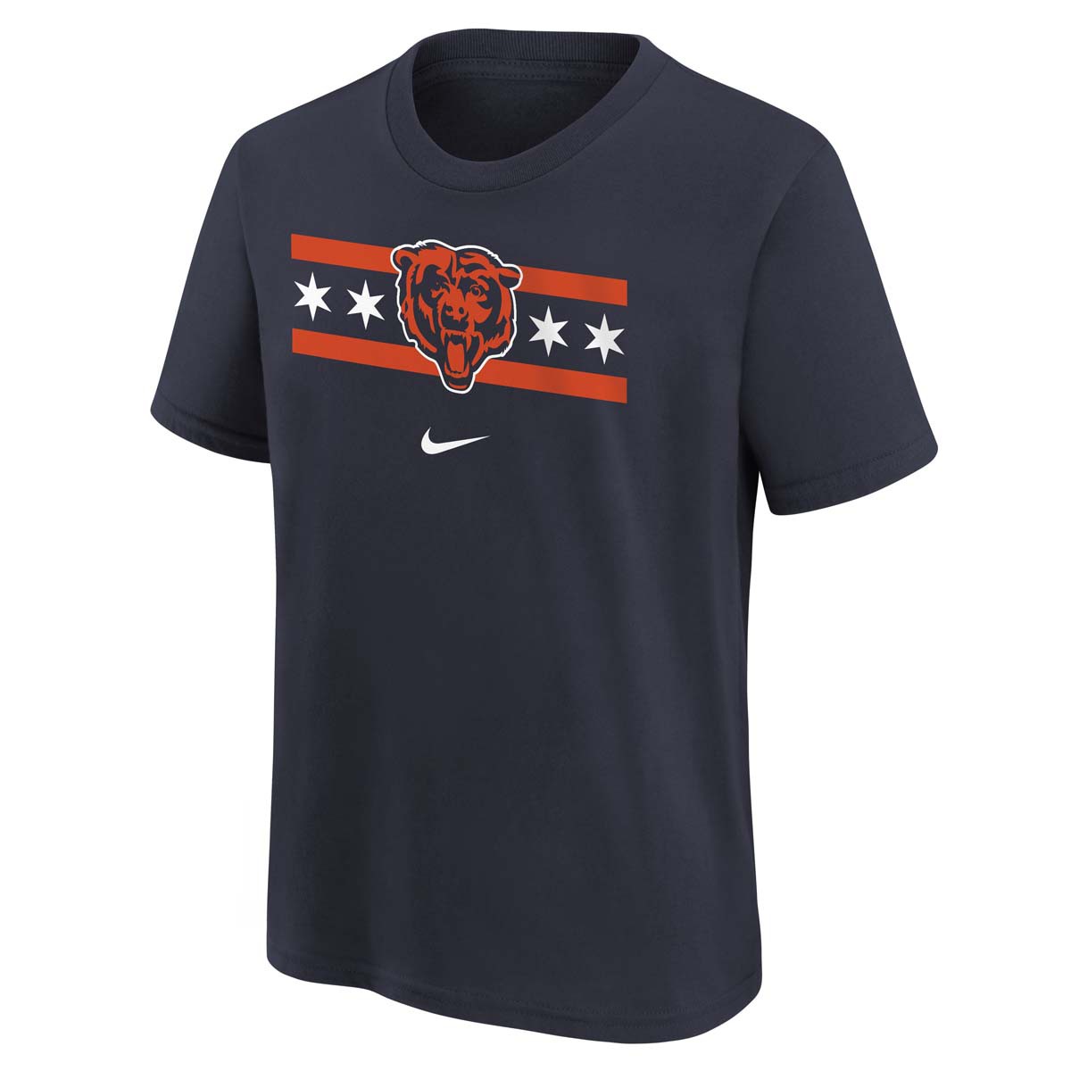 Kid's Chicago Bears Nike Navy Preschool Local Pack T-Shirt product image 1, provided for visual reference and product detail