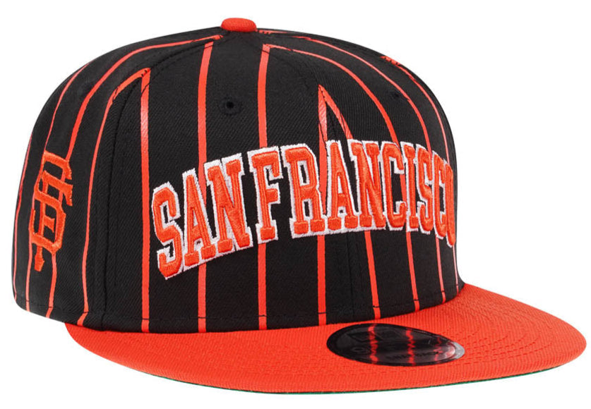 San Francisco Giants Black/Orange City Arch New Era 9FIFTY Snapback Hat product image 1, provided for visual reference and