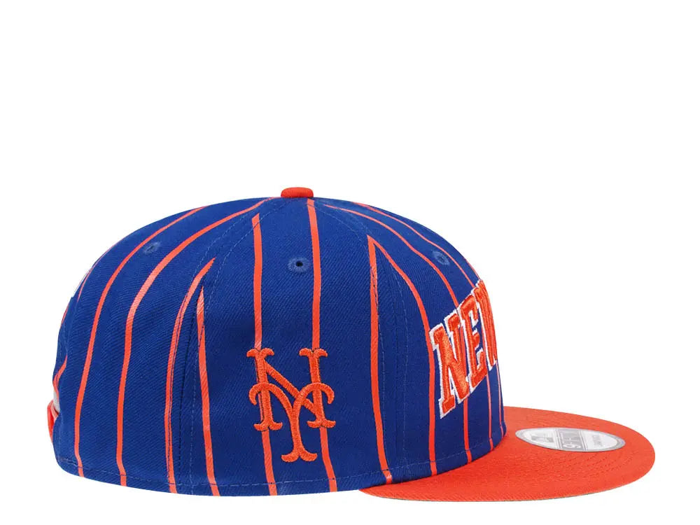 New York Mets Royal/Orange City Arch New Era 9FIFTY Snapback Hat product image 2, provided for visual reference and product