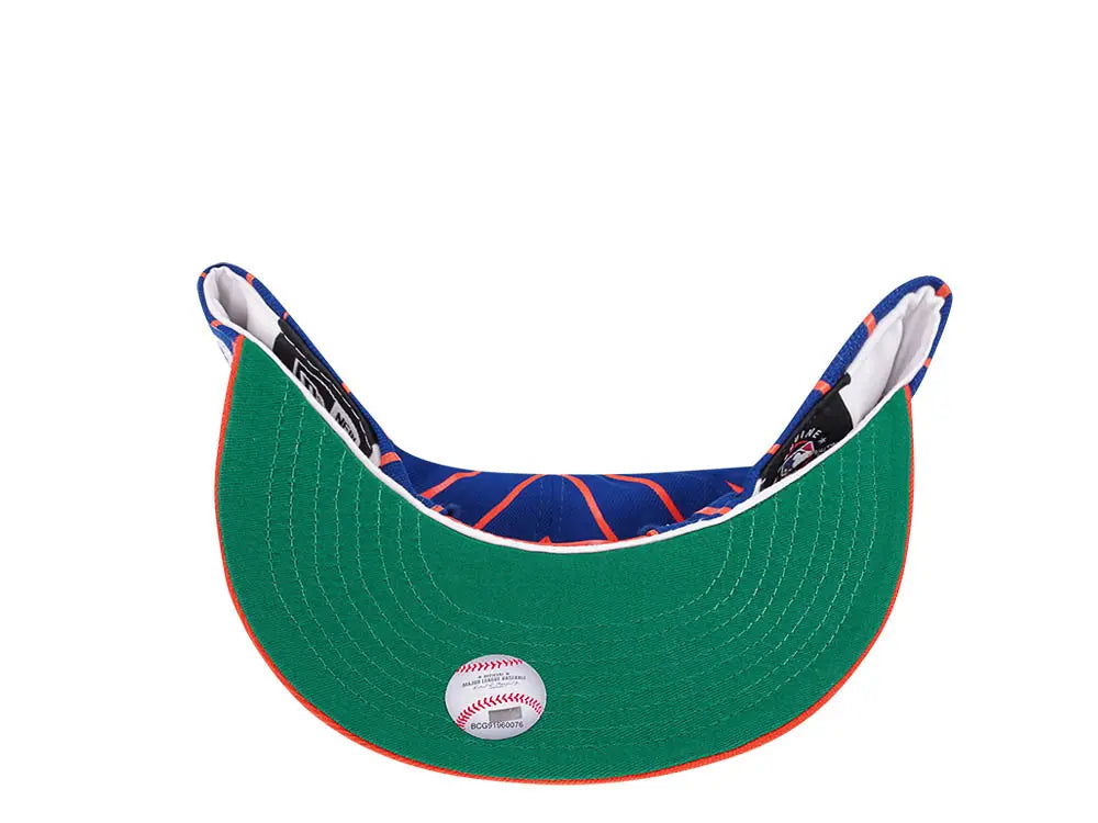 New York Mets Royal/Orange City Arch New Era 9FIFTY Snapback Hat product image 4, provided for visual reference and product