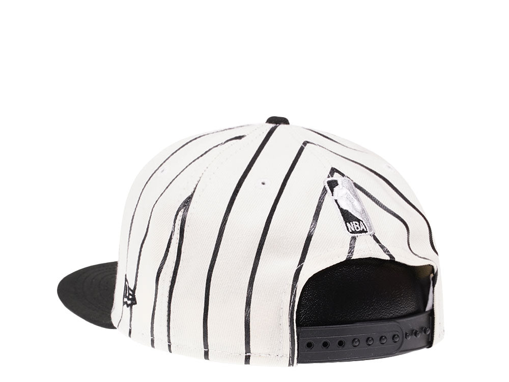 Brooklyn Nets NBA White/Black City Arch New Era 9FIFTY Snapback Hat product image 3, provided for visual reference and