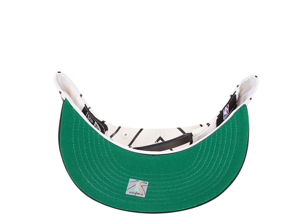 Brooklyn Nets NBA White/Black City Arch New Era 9FIFTY Snapback Hat product image 4, provided for visual reference and