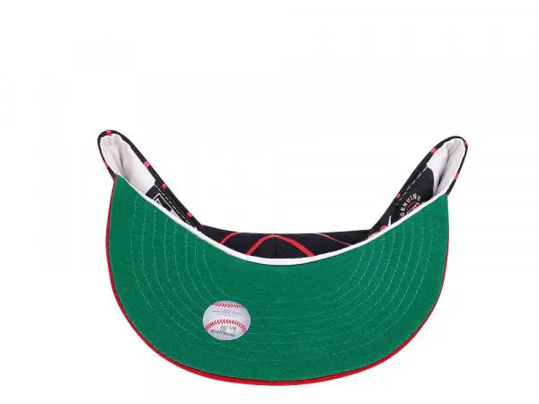 Boston Red Sox Navy/Red City Arch New Era 9FIFTY Snapback Hat product image 4, provided for visual reference and product