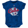 Infant Chicago Cubs Baseball Print Creeper product image 1, provided for visual reference and product detail review
